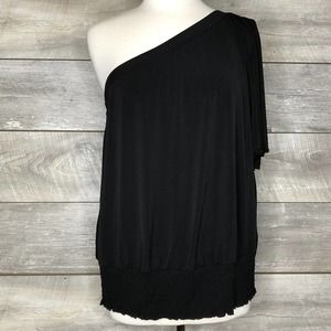 Lane Bryant 18/20 Black One Shoulder Top